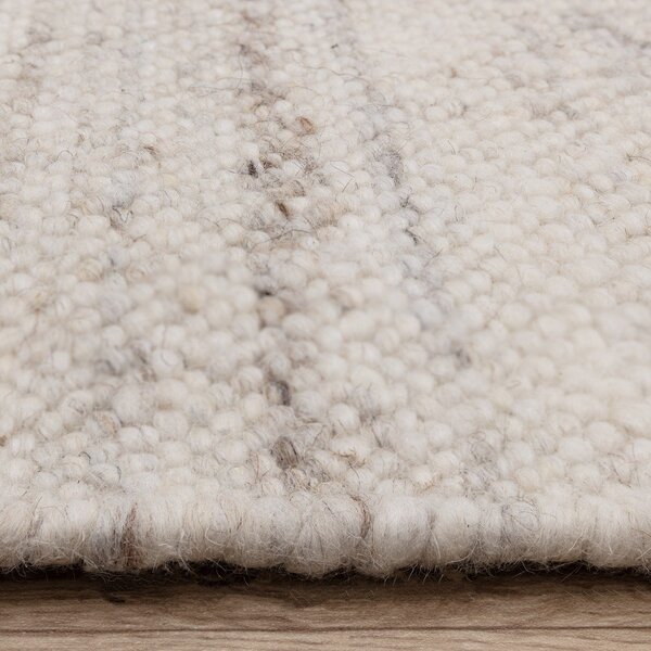 Slonovinový obojstranný/ručne tkaný koberec s prímesou vlny 160x230 cm Birkdale Ivory – Asiatic Carpets