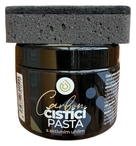 Carbon čistiaca pasta s aktívnym uhlím 500g + hubka nanolab
