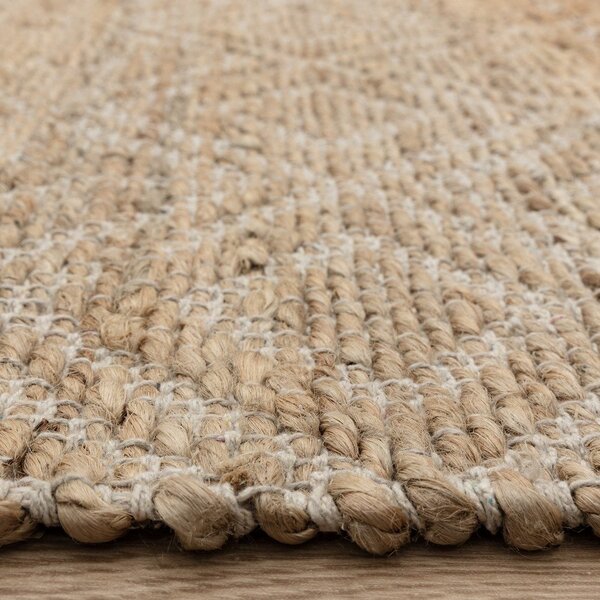 Ručne tkaný koberec s prímesou juty v prírodnej farbe 120x170 cm Asher Natural – Asiatic Carpets