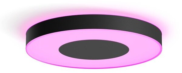 Philips HUE LED White and color Ambiance 41164/30/P9 Infuse L stropné svietidlo 52,5W 3700lm 2200-6500K+RGB 42,5cm čierne stmievateľné BlueTooth