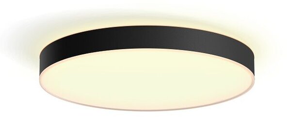 Philips HUE LED White Ambiance 41160/30/P6 Enrave L stropné svietidlo 33,5W 4300lm 2200-6500K 42,5cm čierne stmievateľné BlueTooth + HUE Switch