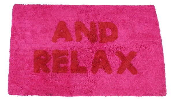 Ružová kúpeľňová predložka 50x80 cm And Relax – Rex London
