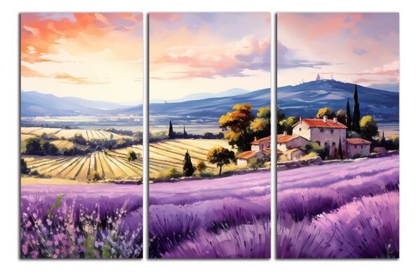 Obraz na plátne Krajinka v Provence