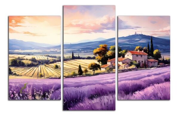 Obraz na plátne Krajinka v Provence