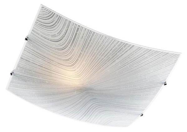 Redo 05-812 - Stropné svietidlo SHAKE 1xE27/42W/230V 29,5x29,5 cm biele