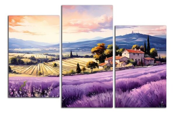 Obraz na plátne Krajinka v Provence