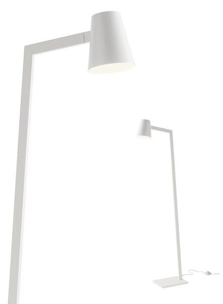 Redo 01-1556 - Stojacia lampa MINGO 1xE27/42W/230V biela