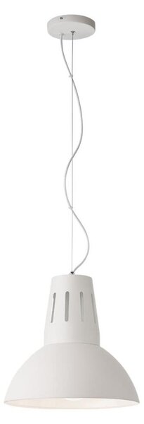 Redo 01-1282 - Závesný luster na lanku PEEP 1xE27/42W/230V pr. 34,5 cm biela