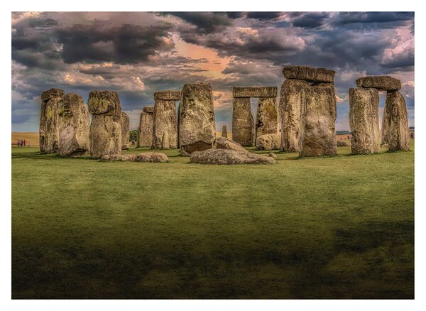 Sklenený obraz Stonehenge (70x50 cm)