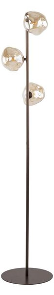 Stojacia lampa LAVA 3xG9/8W/230V bronzová/dymová béžová