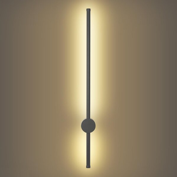 Brilagi - LED vonkajšie nástenné svietidlo AURA LED/12W/230V 3000K IP54 antracit