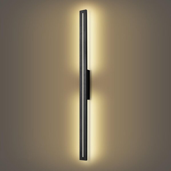 Brilagi - LED vonkajšie nástenné svietidlo LINEO LED/24W/230V 3000K IP65 čierne