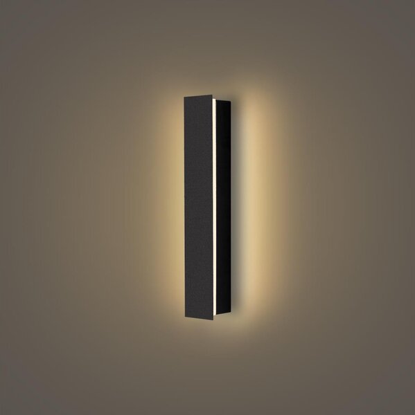 Brilagi - LED Vonkajšie nástenné svietidlo LINEAR LED/8W/230V 3000K IP65 čierna