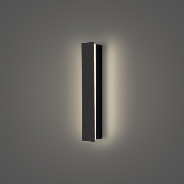 Brilagi - LINEAR vonkajšie nástenné LED svietidlo, 8 W, 230 V, 4000 K, IP65, čierne