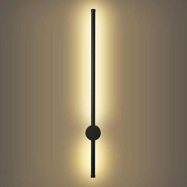 Brilagi - LED vonkajšie nástenné svietidlo AURA LED/12W/230V 3000K IP54 čierne