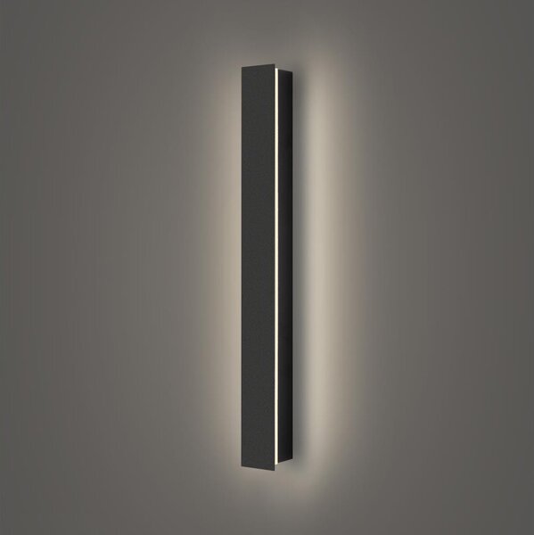 Brilagi - LED vonkajšie nástenné svietidlo LINEAR LED/12W/230V 4000K IP65 čierne