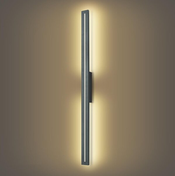 Brilagi - LED Vonkajšie nástenné svietidlo LINEO LED/24W/230V 3000K IP65 antracit
