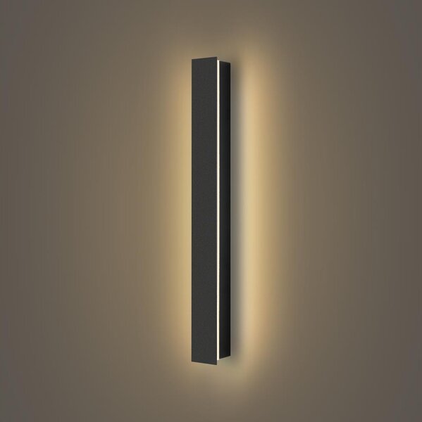 Brilagi - LED vonkajšie nástenné svietidlo LINEAR LED/12W/230V 3000K IP65 čierne