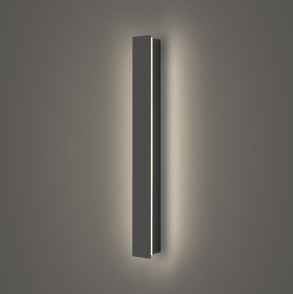 Brilagi - LED vonkajšie nástenné svietidlo LINEAR LED/12W/230V 4000K IP65 antracit