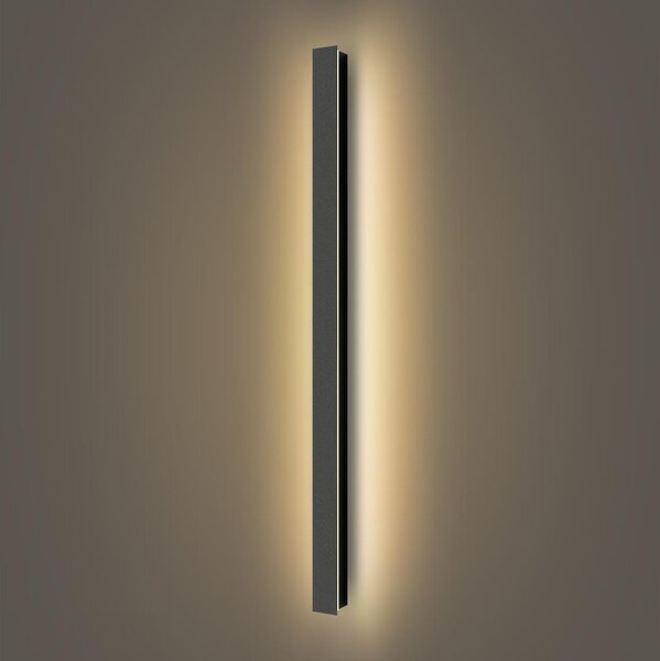 Brilagi - LED vonkajšie nástenné svietidlo LINEAR LED/22W/230V 3000K IP65 čierna