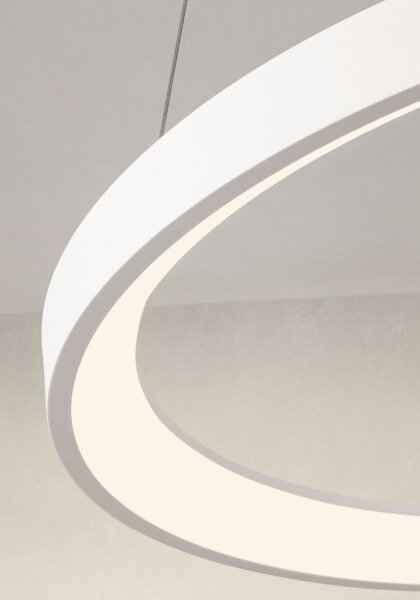 Redo 01-2672 - LED stmievateľný luster na lanku ICONIC LED/50W/230V pr. 58 cm biela