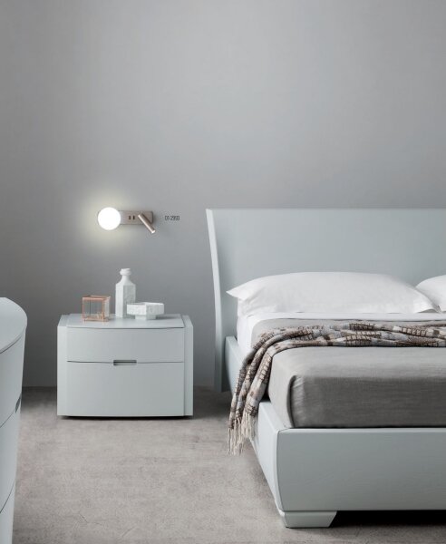 Redo 01-2993 - LED nástenné svietidlo OASIS LED/3W/230V+1xG9/10W USB CRI 90 chróm