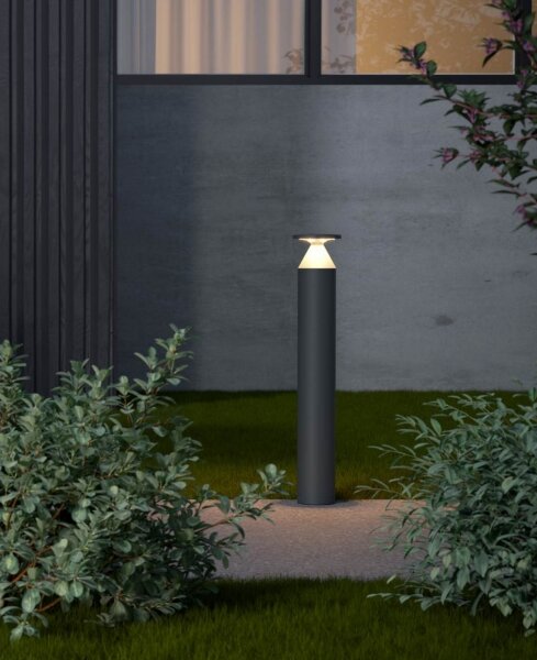 Redo 90591 - Vonkajšie LED svietidlo BIRO LED/12W/230V 3000K 70cm CRI90 IP65 antracit