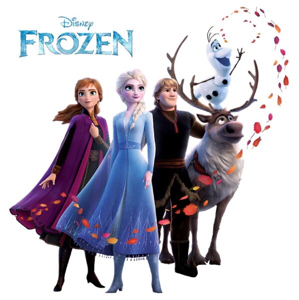 Samolepka na stenu "Frozen 2" 60x70cm