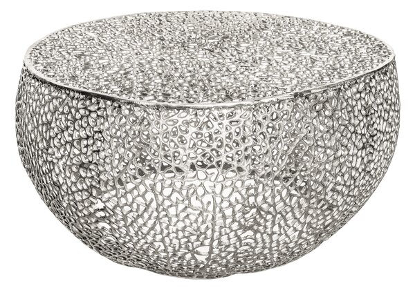 Konferenčný stolík BREGENZ 80 cm - strieborná