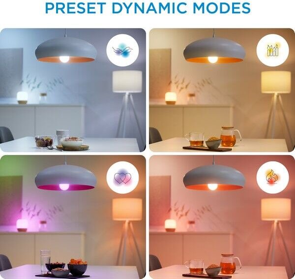 Philips WiZ Colors 8719514551893 IMAGEO bodové svietidlo 2xGU10 10W/700lm 2200-6500K+RGB biela stmievateľné