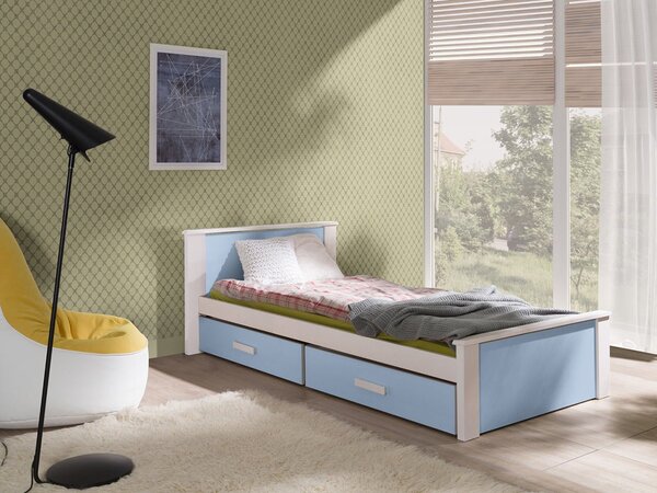 Mirjan24 Detská posteľ Minesota 80, Rozmer postele: 80x180, Farby:: biela / dub sonoma 5902928320909
