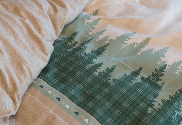 Obliečky Larsen Flanel premium 1x 140/200, 1x 70/90