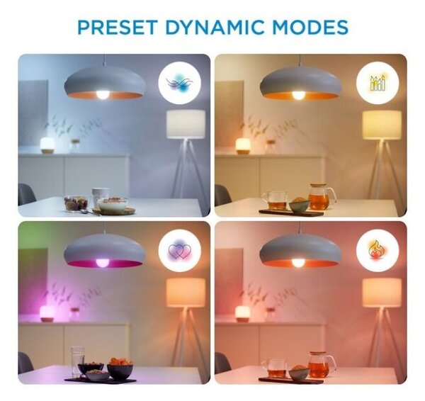 Philips WiZ Colors 8719514551930 IMAGEO bodové svietidlo 1xGU10 5W/350lm 2200-6500K+RGB čierna stmievateľné