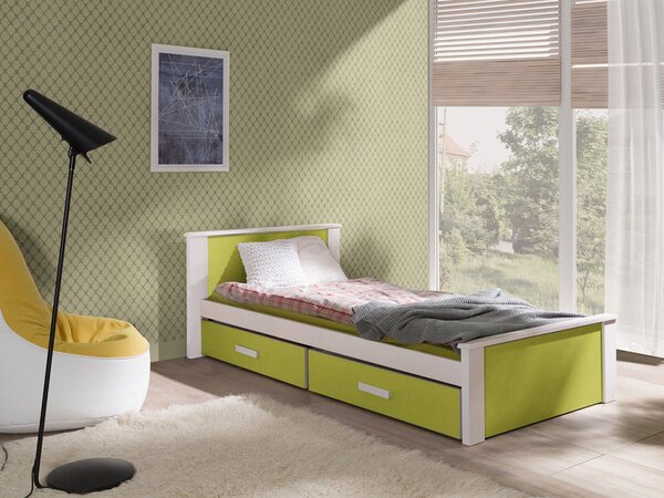Mirjan24 Detská posteľ Minesota 80, Rozmer postele: 80x180, Farby:: biela / dub sonoma 5902928320909