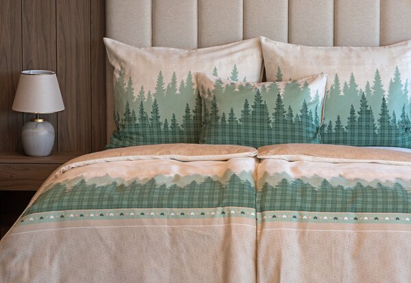 Obliečky Larsen Flanel premium 1x 140/200, 1x 70/90