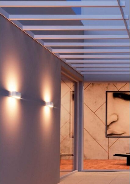Redo 90095 - LED vonkajšie nástenné svietidlo PLANIT LED/10W/230V 3000K IP54 biela