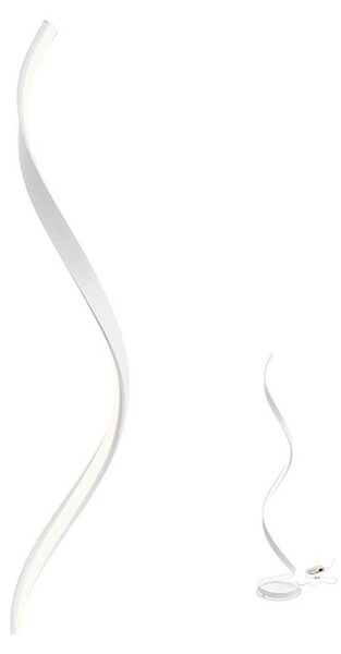 Redo 01-1797 - LED stmievateľná stojaca lampa TORSION LED/24W/230V biela