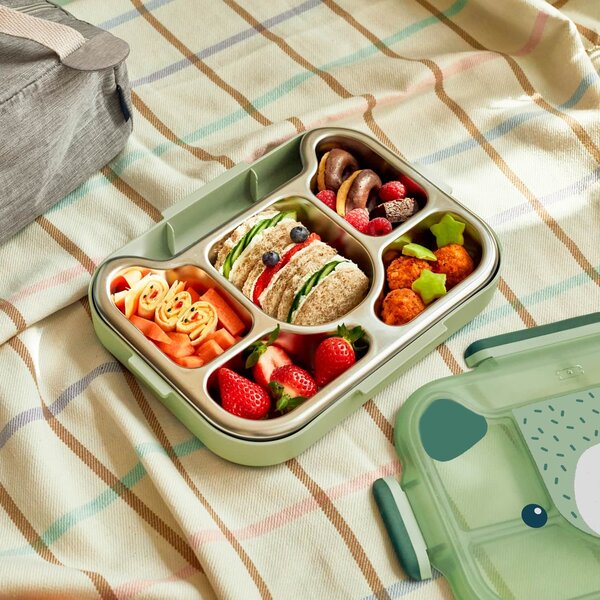 Desiatový box Monbento Wonder Green Bear 950 ml