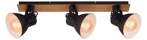 Briloner 2742-035 - Bodové svietidlo SPOTLIGHT 3xE27/40W/230V čierna/hnedá