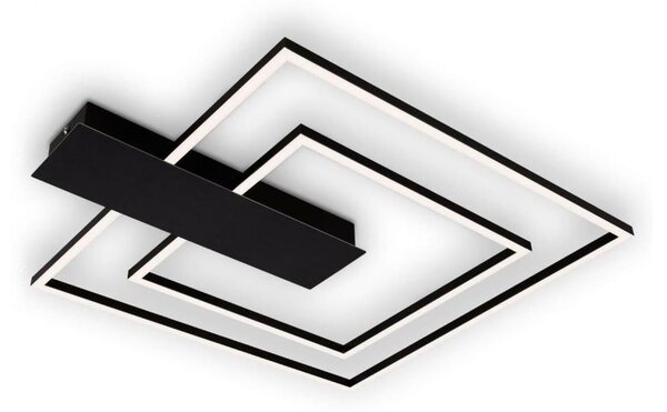 Briloner 3545-015 - LED Stmievateľné stropné svietidlo NICO LED/25W/230V čierna