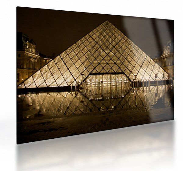 Sklenený obraz Louvre (70x50 cm)