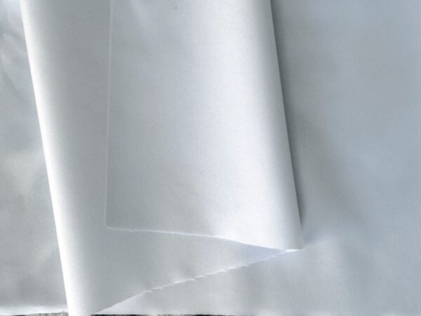 Nepremokavá látka Premium, farba Biela, metráž, 160 cm