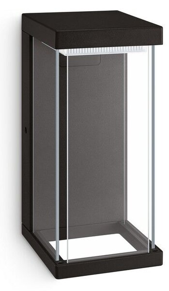 Philips 8720169266759 Outdoor Kyrie vonkajšie nástenné svietidlo LED 12W/1500lm 2700K IP44 čierna
