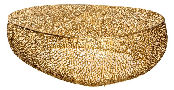 Konferenčný stolík BREGENZ 120 cm - zlatá
