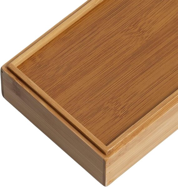 Zeller Present Úložný box, organizér do šuplíka, bambusová sada 2ks (14,5×11×10)