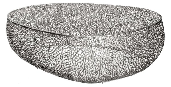 Konferenčný stolík BREGENZ 120 cm - strieborná