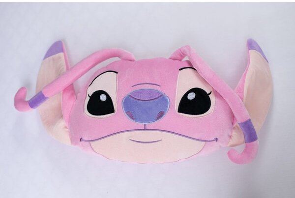 Fleecový detský vankúšik 41x32 cm Lilo and Stitch "Angel Pink" – Jerry Fabrics