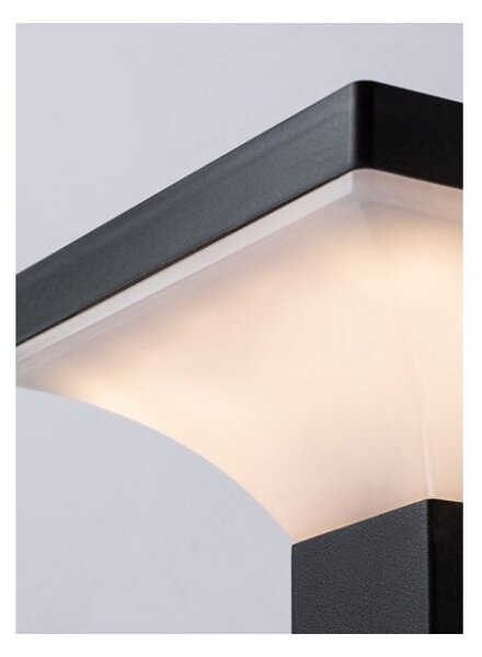 RABALUX 77044 Geleen solárne nástenné svietidlo so senzorom LED 4W/400lm 3000K IP44 čierna, biela