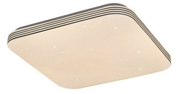 RABALUX 71180 OSCAR2 stropné svietidlo LED SQ330x330mm 18W/1350lm 4000K biela, starlight efekt