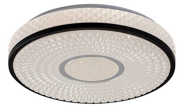RABALUX 71137 SEDONA2 stropné svietidlo LED D395mm 24W/1680lm 4000K čierna, starlight efekt
